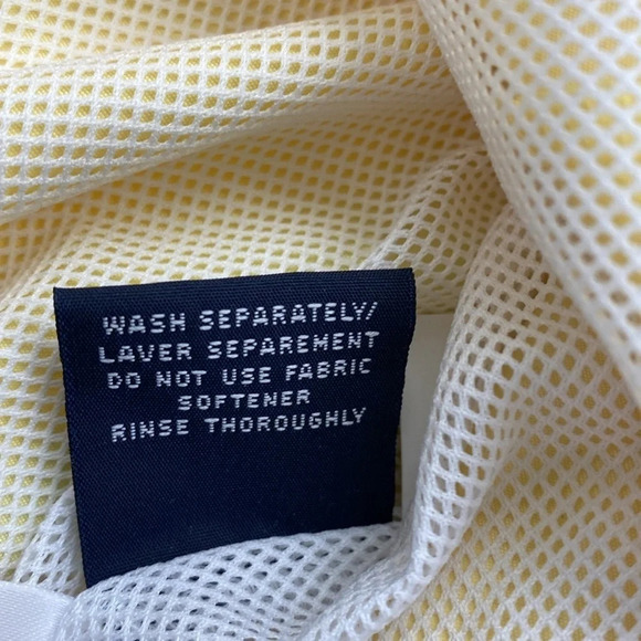 Cutter & Buck Sport Ladies Vest Yellow Blue Golf Pullover 1/4 Zip Pockets Large - Picture 6 of 14